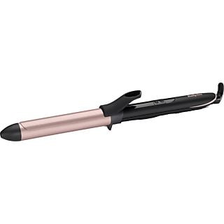 Rizador - Babyliss Rose Quartz, 25 mm, 6 temperaturas, Hasta 210 ºC, Cerámica de cuarzo, Rosa