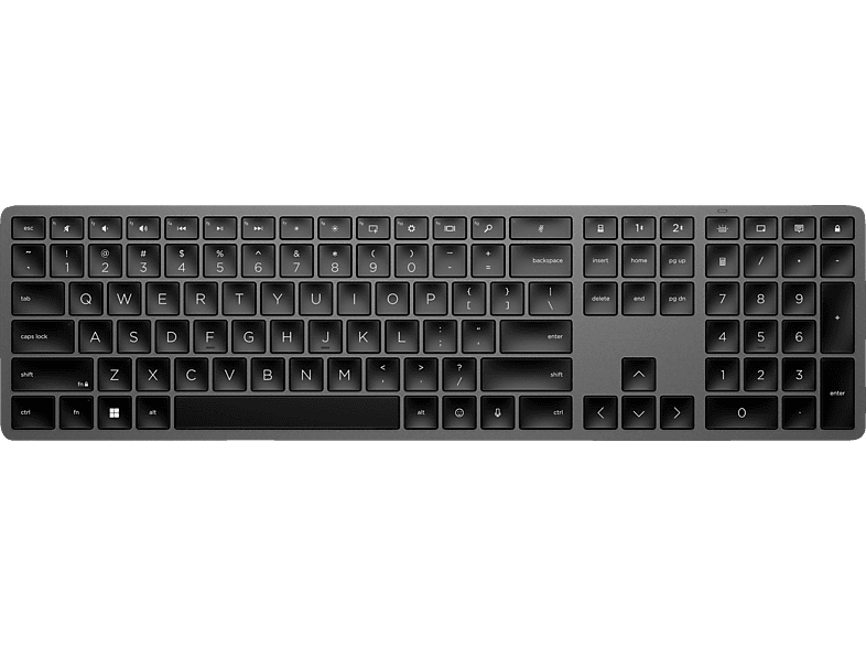HP 975 Dual-Mode, Tastatur, Scissor, kabellos, Schwarz