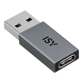 ISY IAD-1000-A - USB-A auf USB-C Adapter (Grau)