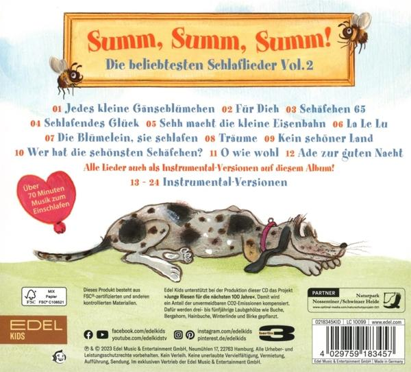 VARIOUS - Die beliebtesten Schlaflieder,Vol.2  - (CD)