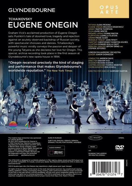 Prokina/Drabowicz/Davis/London Philharmonic Orch. - Eugene Onegin  - (DVD)