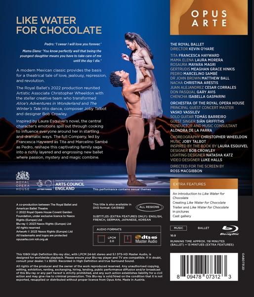 Ballet Chocolate Royal Like (Blu-ray) Water - Hayward/Morera/De - La Parra/The (Blu-ray) for