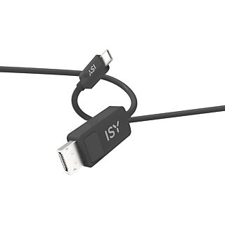 ISY IDP 4015 - USB-C auf DisplayPort Kabel (Schwarz)