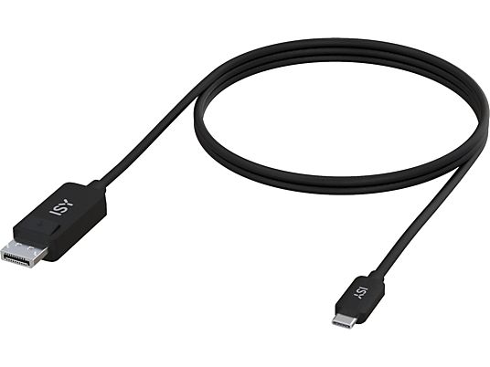 ISY IDP 4015 - Câble USB-C vers DisplayPort (Noir)
