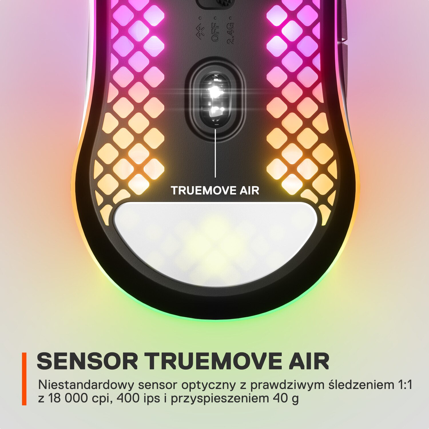 Mysz bezprzewodowa STEELSERIES Aerox 3 Wireless