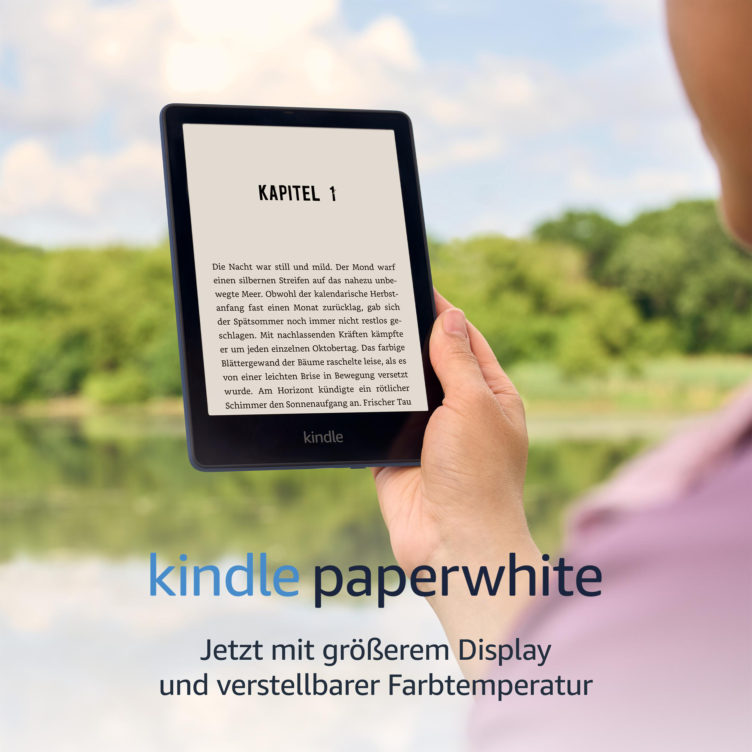 (mit Paperwhite Blau E-Book KINDLE Denim Gen 11. Werbung)