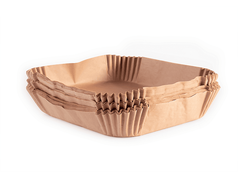 Gourmetmaxx Backpapierschalen 100 Stück, für Heißluftfritteusen 5-7l, 20x20cm — Foto 2 von 5