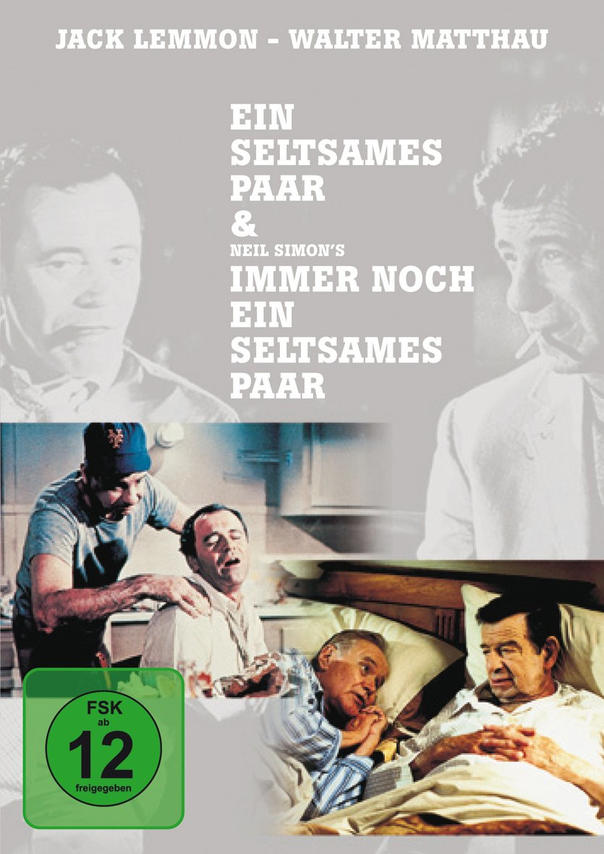 Filmcover mit Jack Lemmon und Walter Matthau in einer Szene.