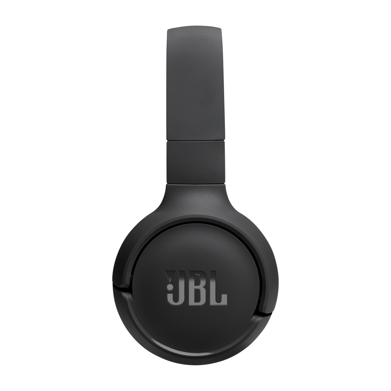 Black JBL headphones on a black background. The brand's logo is visible.