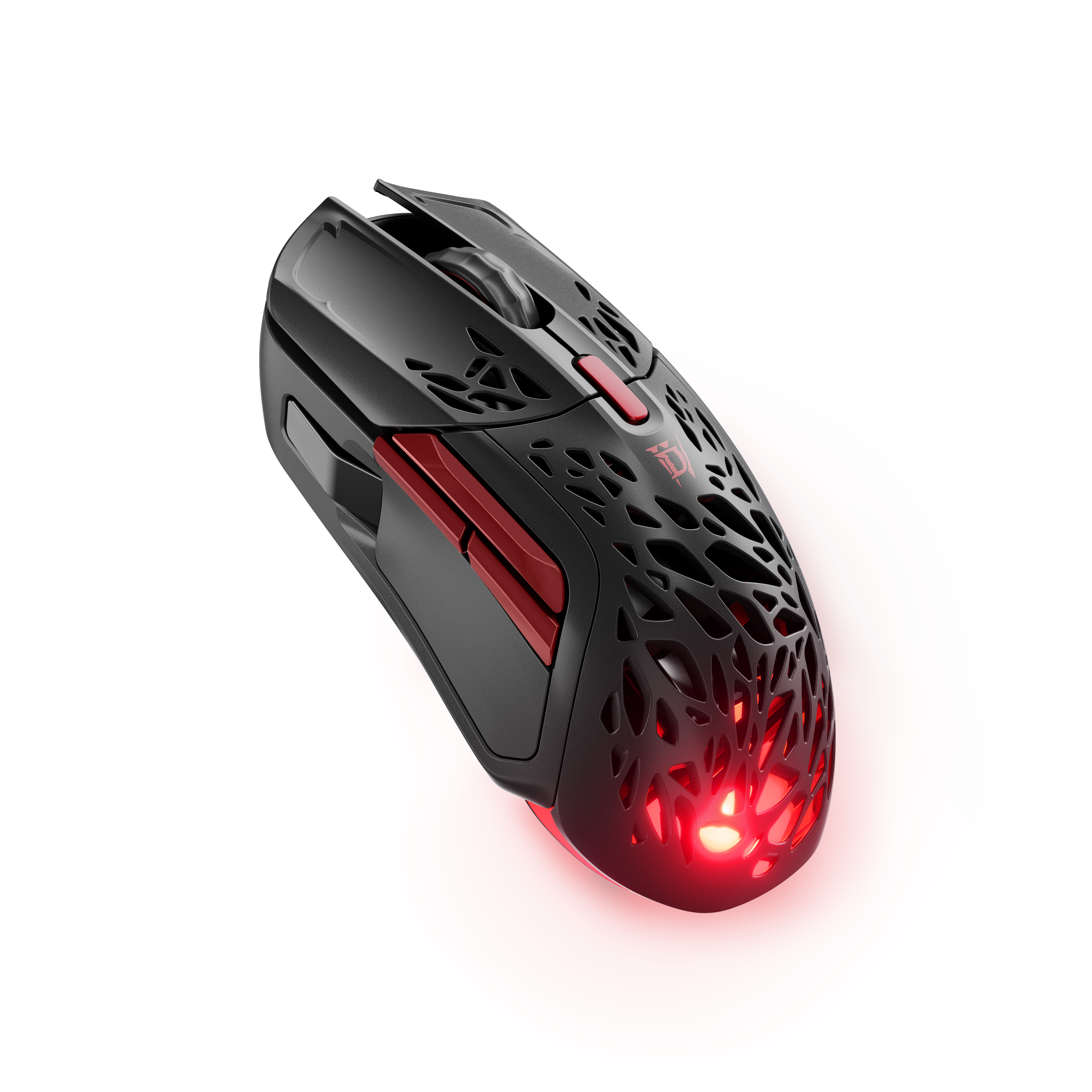 STEELSERIES Aerox 5 Wireless DIABLO IV Edition Gaming Maus, Schwarz/Rot