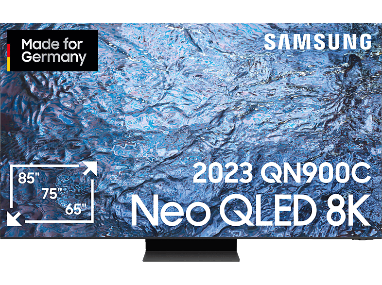 SAMSUNG GQ65QN900C Neo QLED TV (Flat, 65 Zoll / 163 cm, UHD 8K, SMART TV, Tizen) MediaMarkt