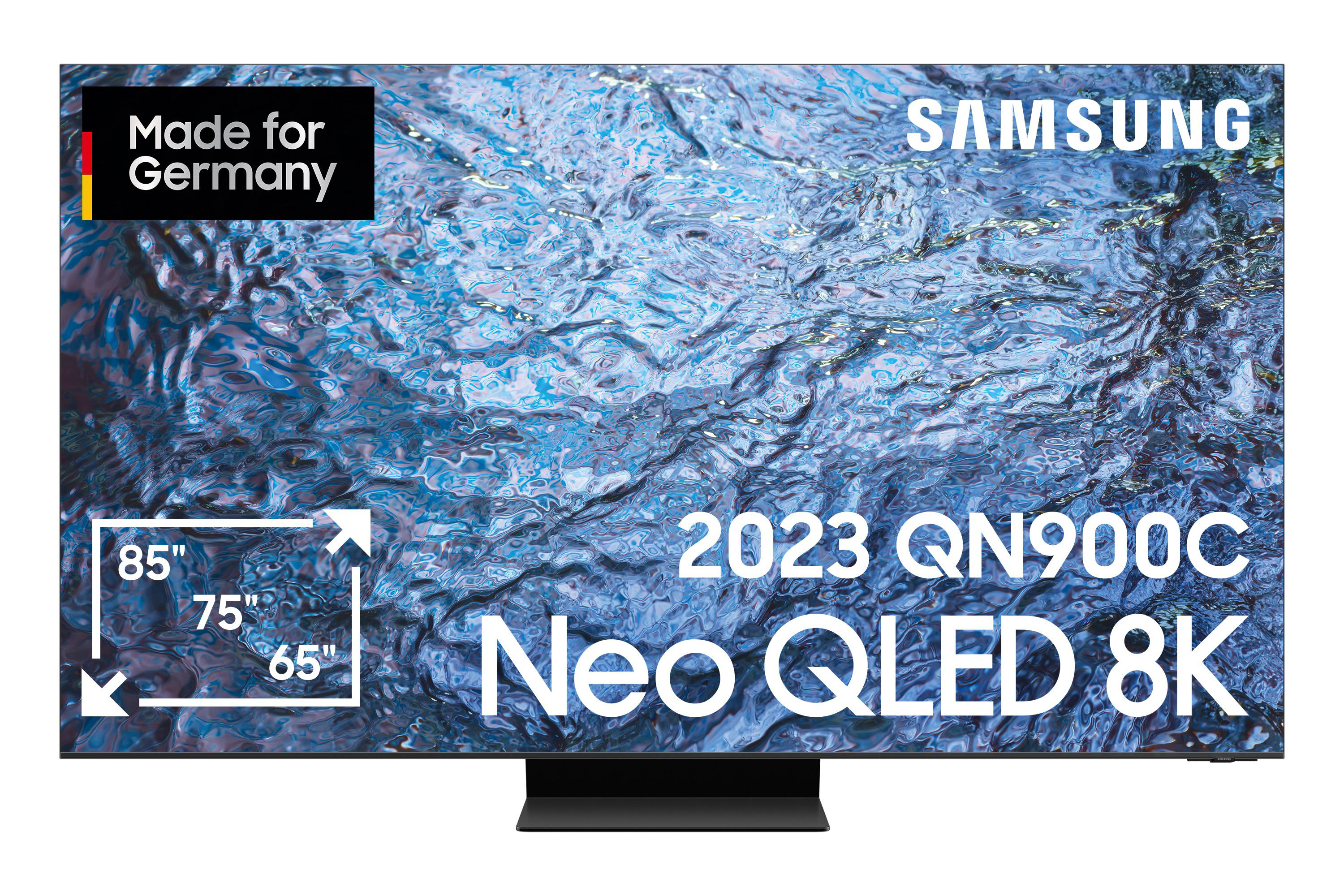 SAMSUNG GQ85QN900C Neo Zoll 8K, (Flat, TV QLED Tizen) UHD 85 / TV, 214 cm, SMART
