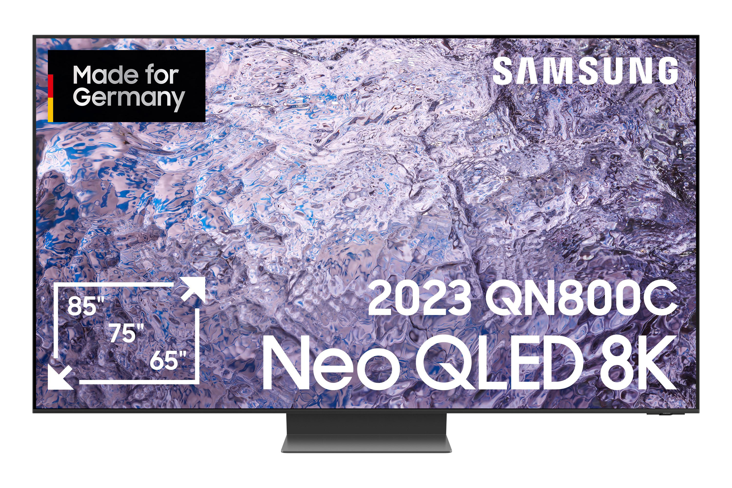 SAMSUNG GQ65QN800C Neo QLED / TV UHD (Flat, Tizen) 65 8K, 163 Zoll SMART TV, cm