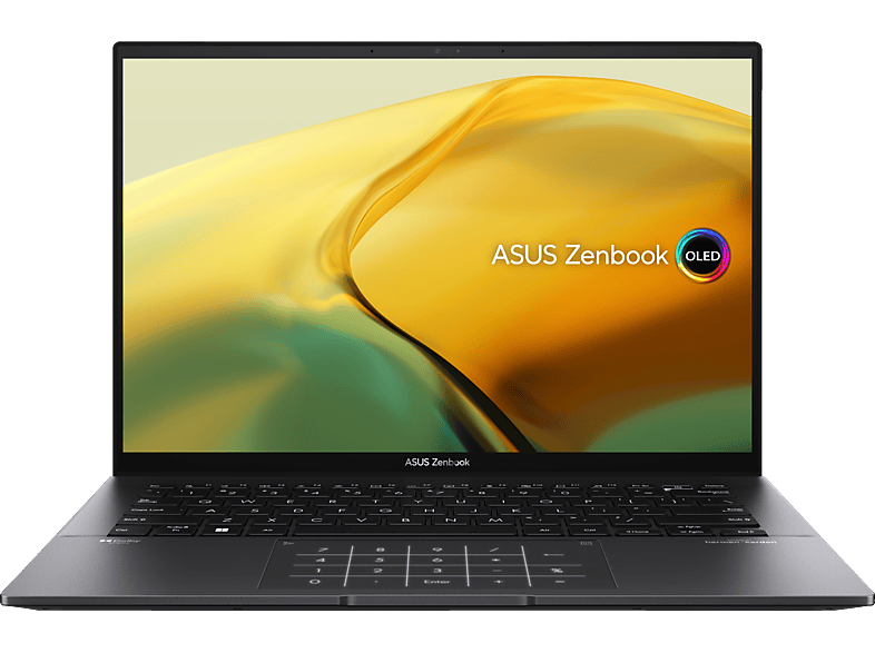 ASUS ZenBook 14 OLED UM3402YAKN300W, Notebook, mit 14 Zoll Display, AMD Ryzen™ 7,5825U