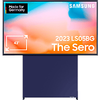 SAMSUNG GQ43LS05BGU The Sero QLED TV (Flat, 43 Zoll / 108 cm, UHD 4K, SMART TV, Tizen)