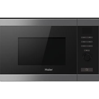 Microondas integrable - Haier Series 2 HWO38MG2HXB, Grill, 1450W, 8 niveles, 25 l, Bloqueo de seguridad, Negro