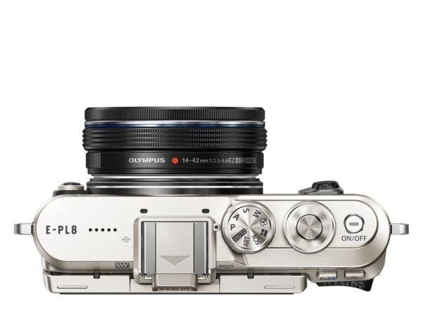 Aparat OLYMPUS PEN E-PL8 + 14-42mm Pancake Czarny