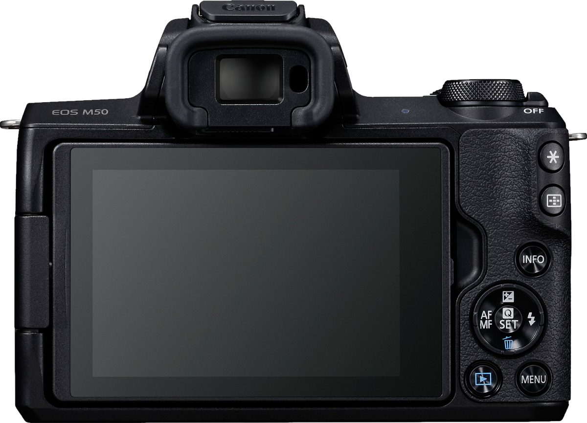 Aparat CANON EOS M50 Czarny + EF-M 15-45mm + Torba SB130 + Karta pamięci 16GB
