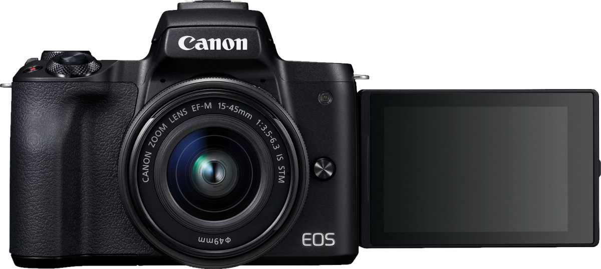 Aparat CANON EOS M50 Czarny + EF-M 15-45mm + Torba SB130 + Karta pamięci 16GB