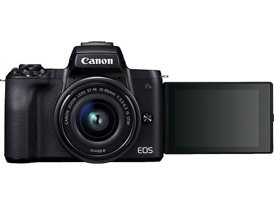 Aparat CANON EOS M50 Czarny + EF-M 15-45mm + Torba SB130 + Karta pamięci 16GB