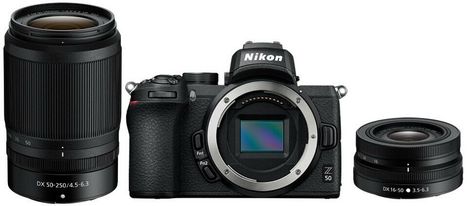 Aparat NIKON Z 50 + Nikkor DX 16-50 VR + 50-250 VR