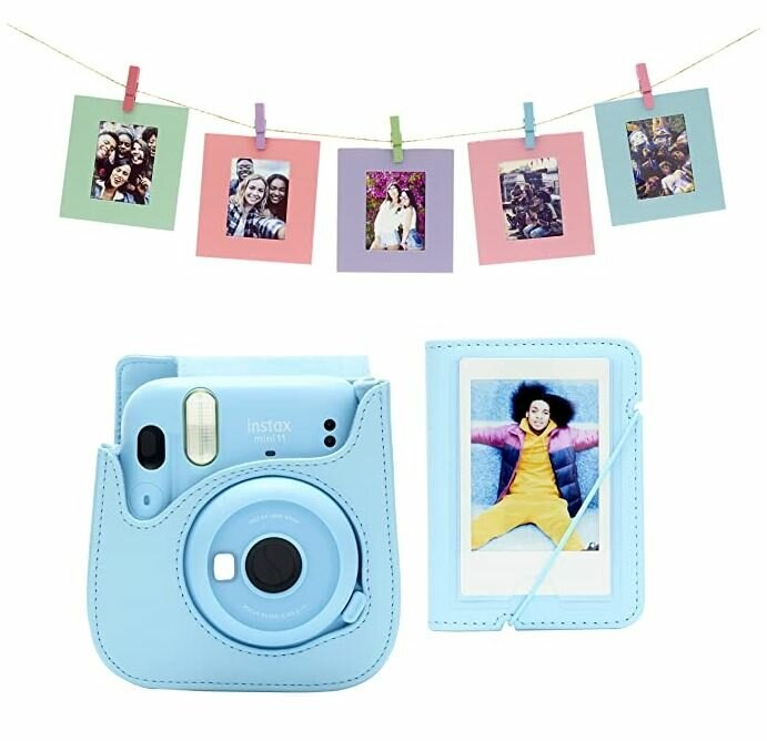 Aparat FUJIFILM Instax mini 11 Sky Blue Niebieski Mega Pack