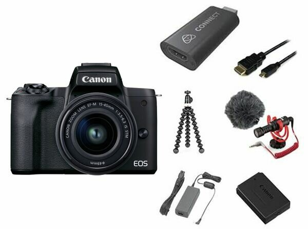 Aparat CANON EOS M50 Mark II Premium Livestream Kit Czarny
