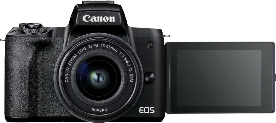 Aparat CANON EOS M50 Mark II Vlogger kit Czarny