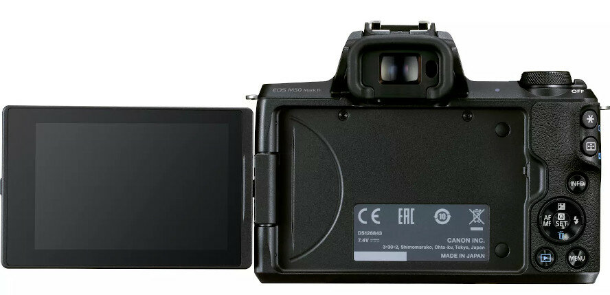 Aparat CANON EOS M50 Mark II Vlogger kit Czarny