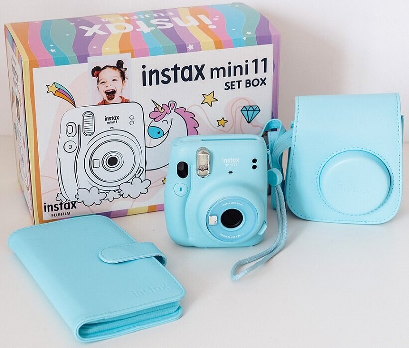 Aparat FUJIFILM Instax mini 11 Big Set Niebieski