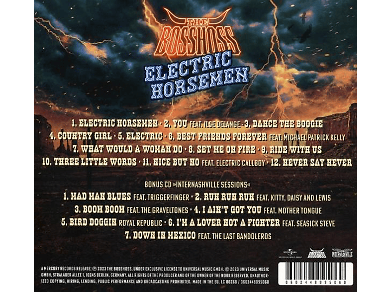 Thumbnail - The BossHoss - Electric Horsemen (Deluxe Edt.) (CD)