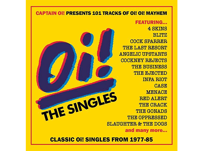 VARIOUS VARIOUS Oi! The Singles 4CD Clamshell Box (CD) Rock