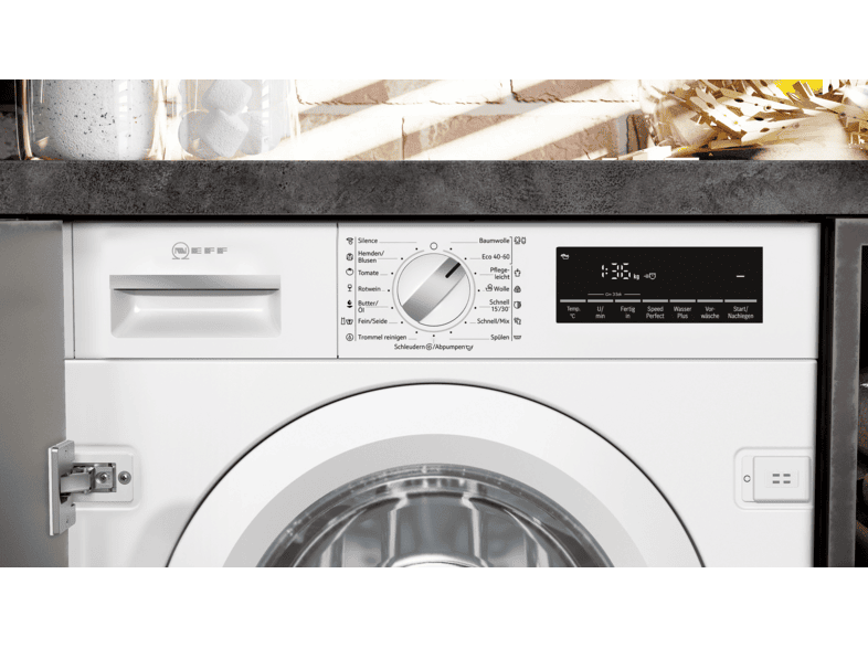 Neff W6441X1 Einbau Waschmaschine (8 kg, 1400 U/Min., C, Frontlader)