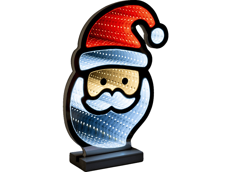 FHS LED Weihnachtsmann Weihnachtsbeleuchtung, Rot, Rot, Weiß Kunststoff