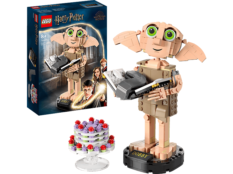 LEGO Harry Potter 76421 Dobby der Hauself Bausatz, Mehrfarbig