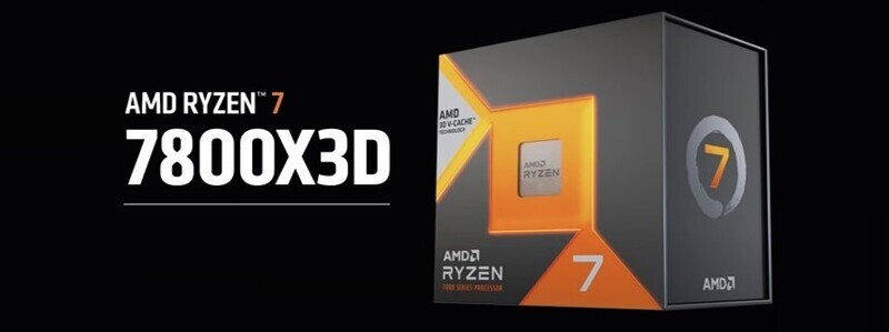 AMD Ryzen 7 7800X3D 4.2GHz-5.0GHz 96MB Önbellek 8 Çekirdek AM5 5nm