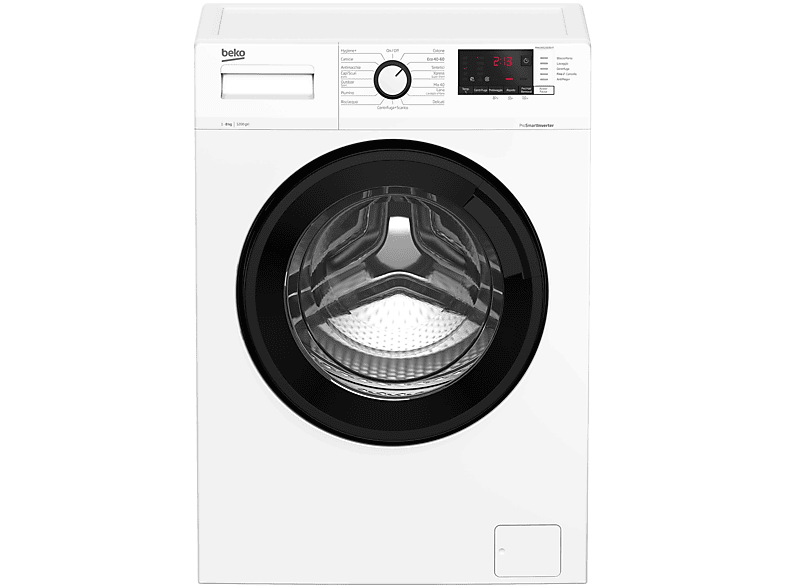 Beko Mwux81282Bi/It Lavatrice, Caricamento frontale, 8 kg, 50 cm, Classe A
