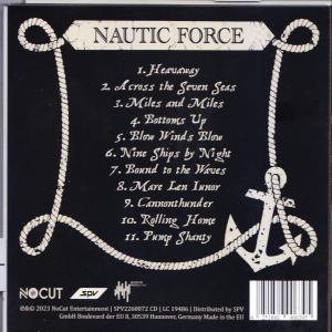 CD-Cover mit Songtiteln und Anker-Illustration auf schwarzem Hintergrund mit Seil.