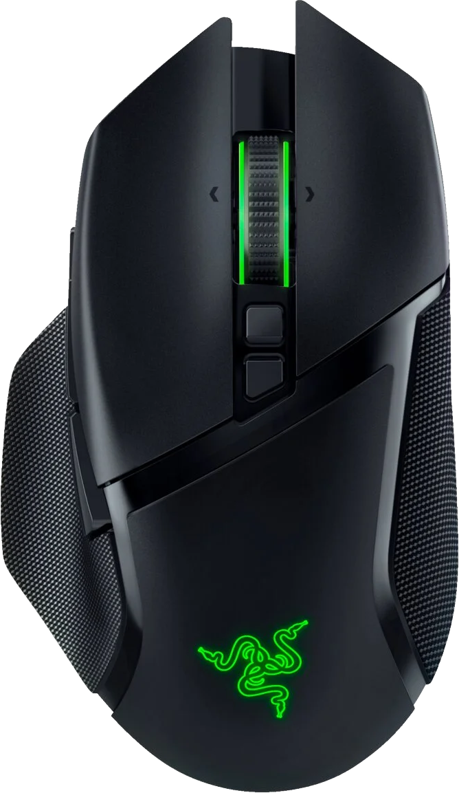 RAZER Basilisk V3 Pro vezeték nélküli optikai egér, Bluetooth + USB, RGB, fekete (RZ01-04620100-R3G1)
