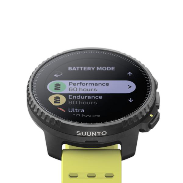 SUUNTO Vertical Smartwatch Glasfaserverstärktes Polyamid Lime Silikon, Black Einheitsgröße