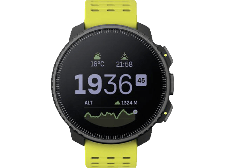 Smartwatch Vertical Lime Einheitsgröße, Polyamid Silikon, Black SUUNTO Glasfaserverstärktes