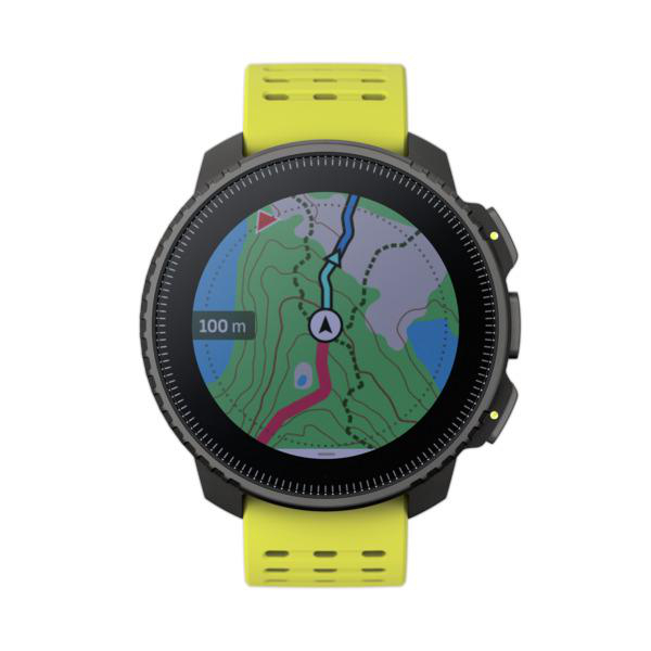 SUUNTO Vertical Smartwatch Glasfaserverstärktes Polyamid Lime Silikon, Black Einheitsgröße