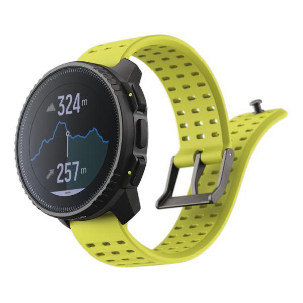 Silikon, Black SUUNTO Polyamid Vertical Lime Glasfaserverstärktes Einheitsgröße, Smartwatch