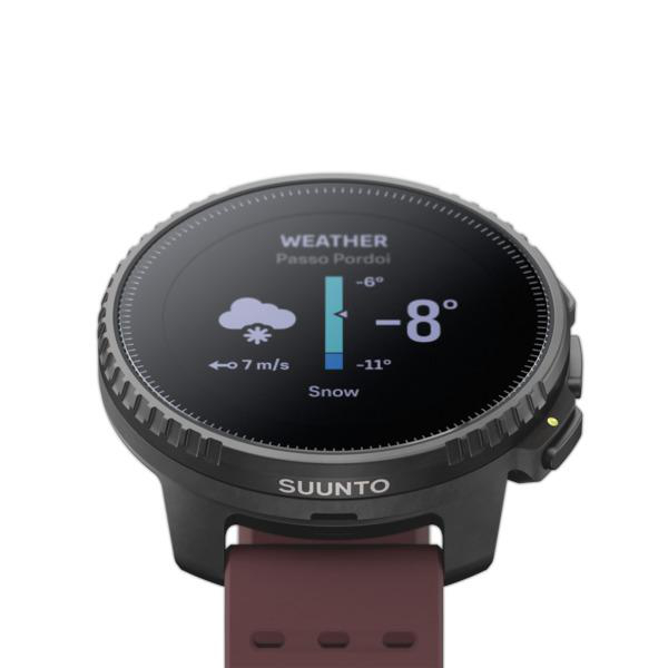 SUUNTO Vertical Smartwatch Glasfaserverstärktes Black Einheitsgröße, Silikon, Polyamid Ruby