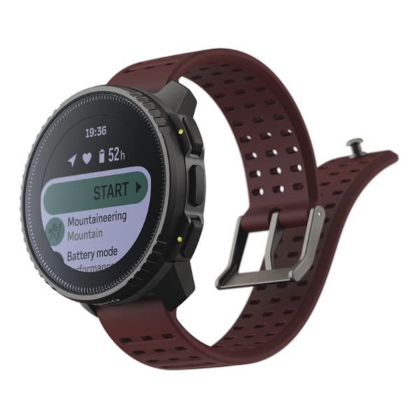 SUUNTO Vertical Smartwatch Glasfaserverstärktes Polyamid Ruby Einheitsgröße, Silikon, Black