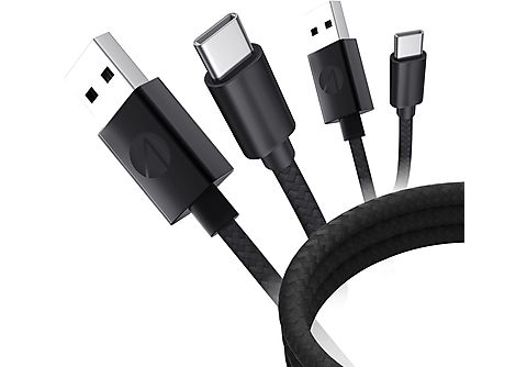 STEALTH USB-C Lade & Data Kabel Twin Pack für PS VR2(2x2m) Kabel, Schwarz |  SATURN