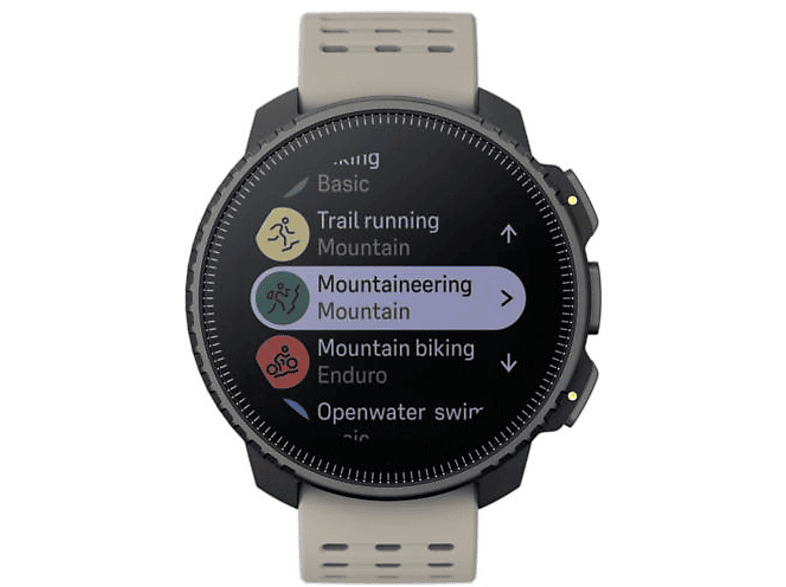 SUUNTO Vertical Smartwatch Glasfaserverstärktes Polyamid Silikon, Einheitsgröße, Titanium Solar Sand