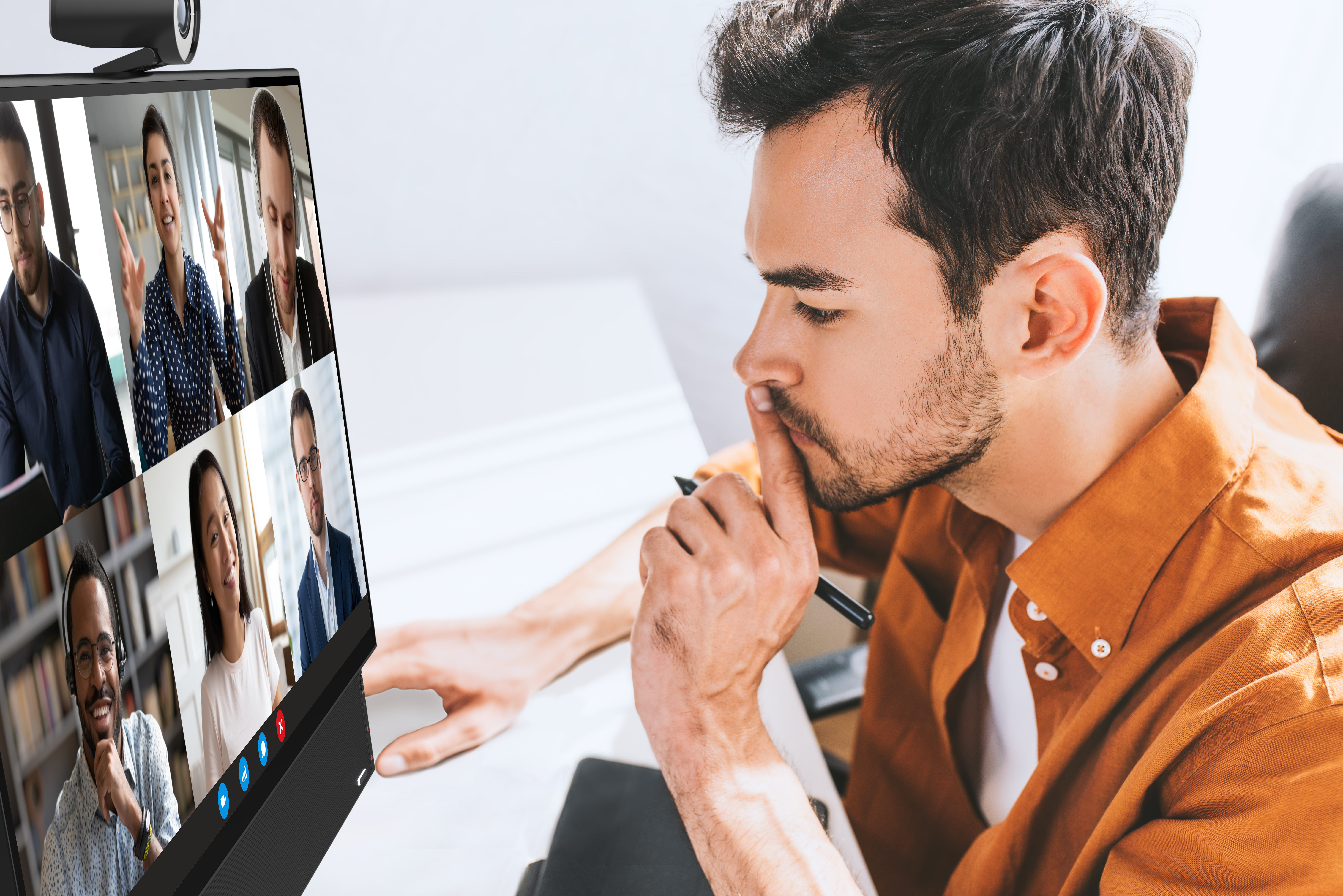 Monitor - Newline Flex TT-2721AIO Profesional, 27", UHD 4K, 8 ms, 165 Hz, Táctil, Webcam, Negro