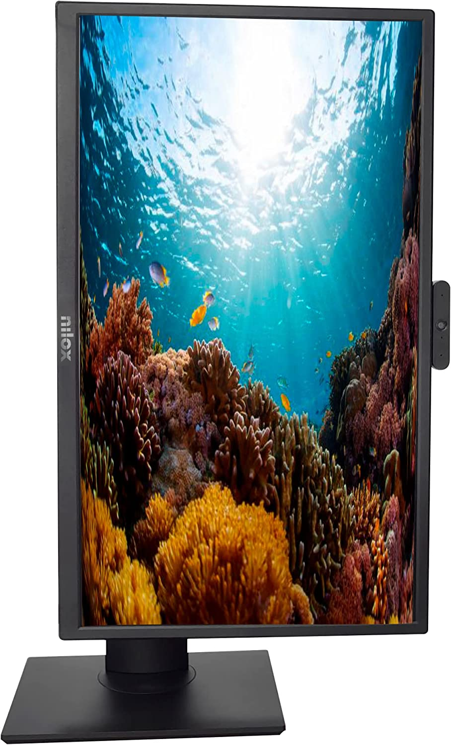 Monitor - Nilox NXM24RWC02, 24", Full-HD, 4 ms, 75 Hz, HDMI, Webcam, Negro