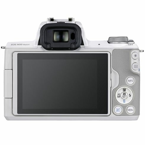 Aparat CANON EOS M50 Mark II + EF-M 15-45mm f/3.5-6.3 IS STM Biały